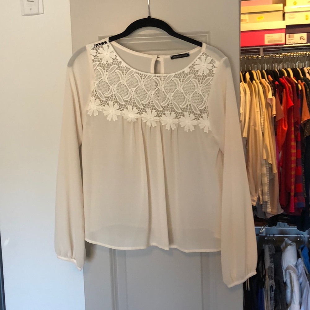 Cream color Lace blouse